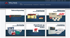 Desktop Screenshot of abateknik.dk